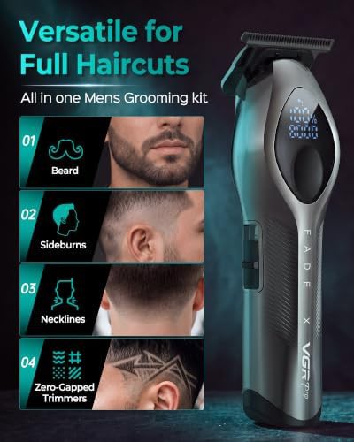 Adjustable Blade Cordless Clipper and Trimmer Combo — photo 4