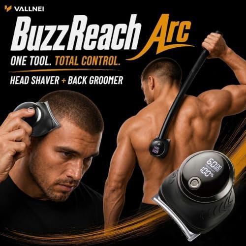 BuzzReach Arc convertible back shaver and clipper — photo 2