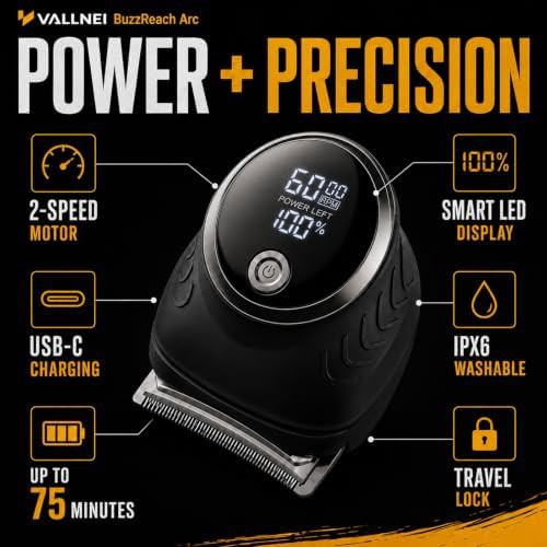 BuzzReach Arc convertible back shaver and clipper — photo 5