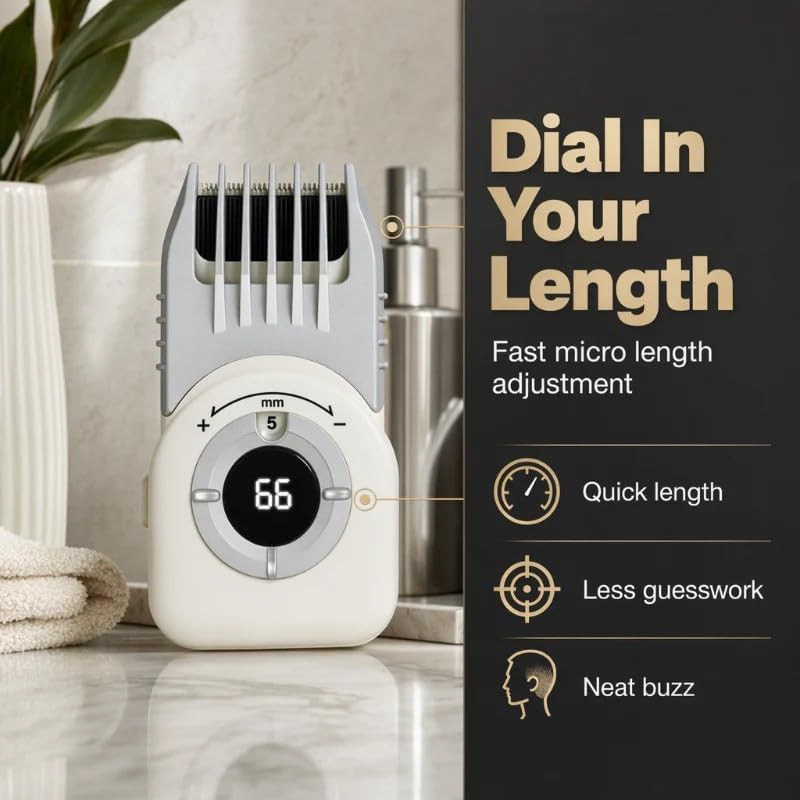 Cordless Electric Trimmer with LCD Display — photo 4