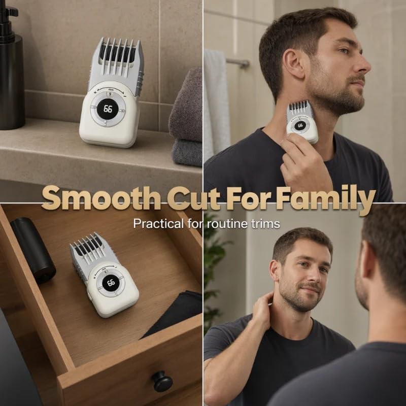 Cordless Electric Trimmer with LCD Display — photo 5