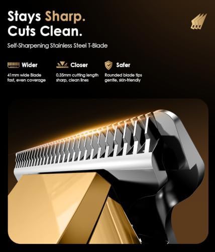 Gold wide T blade liners — photo 3