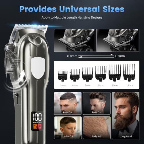 LED Display Professional Barber Clipper — photo 4